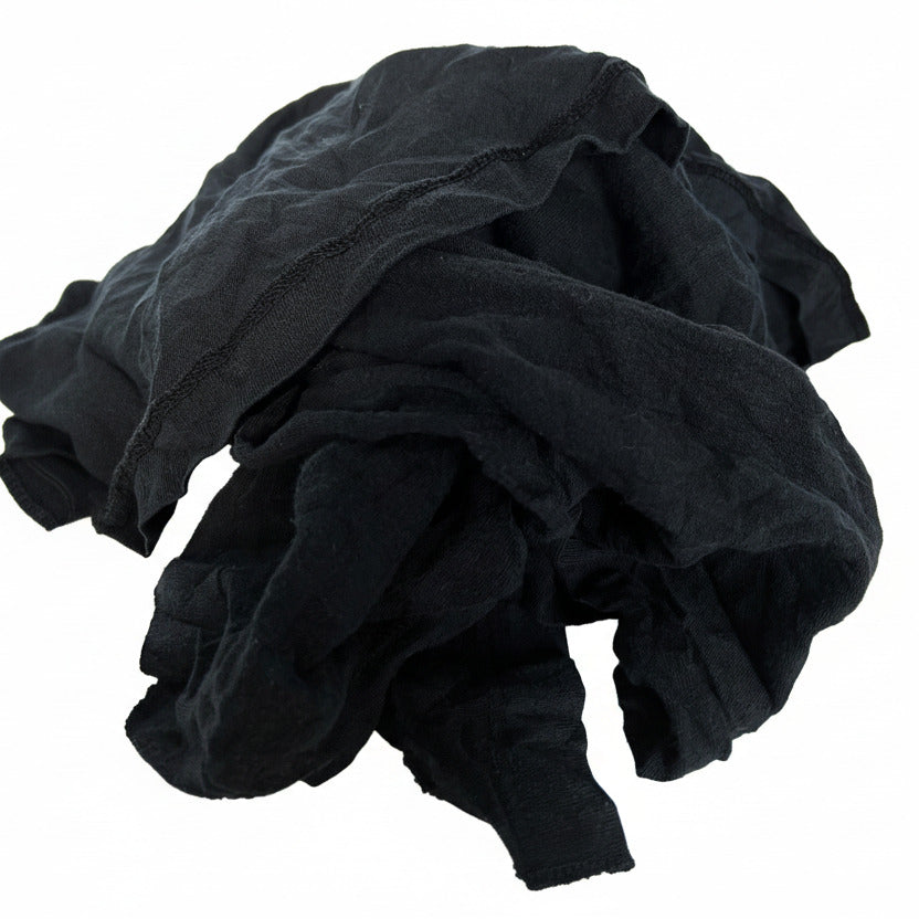 Dark-Trikot Industrieputzlappen: Saugstarke dunkle Reinigungstücher im 10 kg Ballen für Profis.