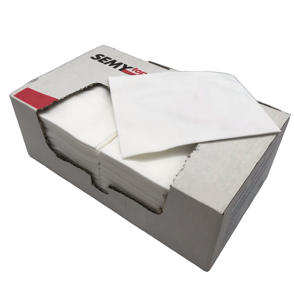 Semy-Soft Putztücher in Weiß – weiche und saugstarke Reinigungstücher für empfindliche Flächen.